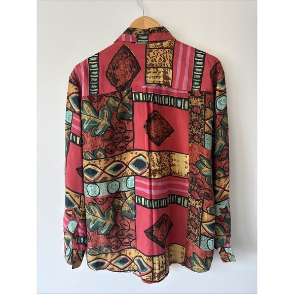 Dennise Paris Silk Blouse Women’s Small - Picture 3 of 9